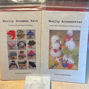 Marie Mayhew Wooly Snowman Hats & Wooly Accessories pattern booklets